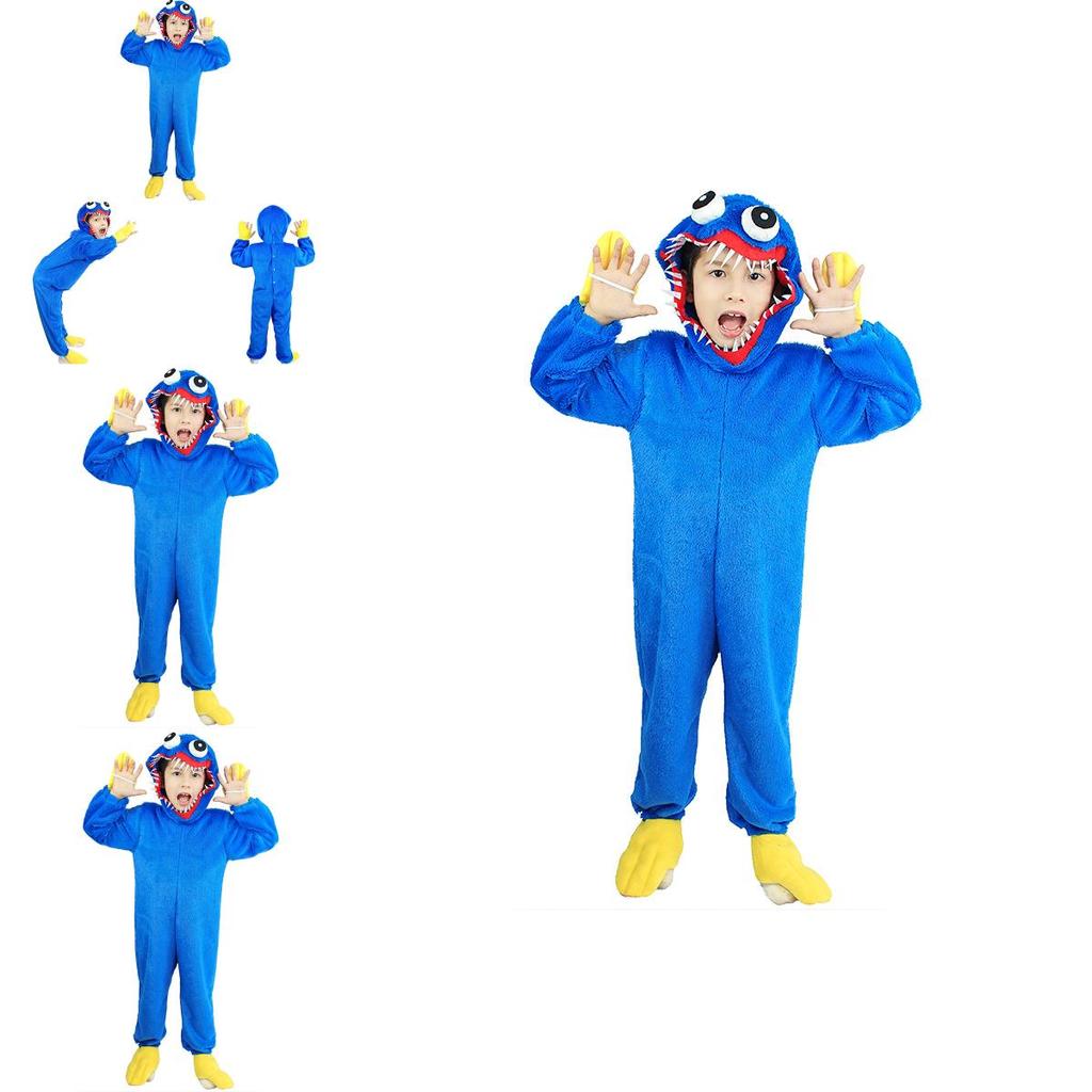 Kids Poppy Playtime Huggy Wuggy Bodysuit Nightclothes Perfect For Cosplay And Parties Available In 4 Sizes!