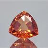 Stunning Natural Mexican Fire Opal 12-14 Ct Trillion Cut Certified Gemstone