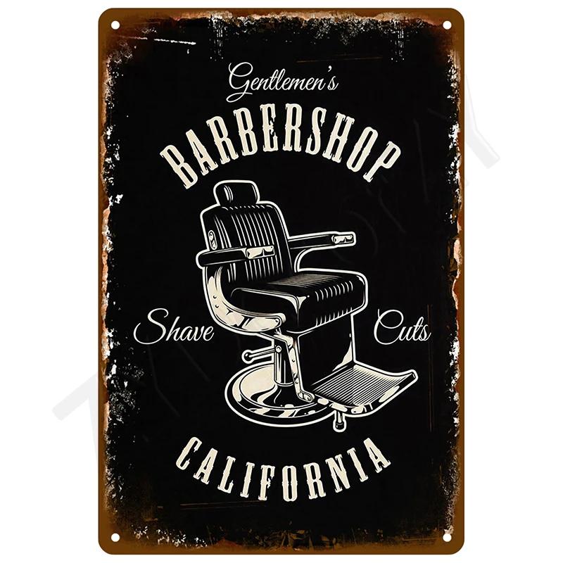 Retro Wall Art Mural Outdoor House Bathroom Home Room Decorations Decor Vintage Metal Signs Plates Tin Sign Posters Man Cave