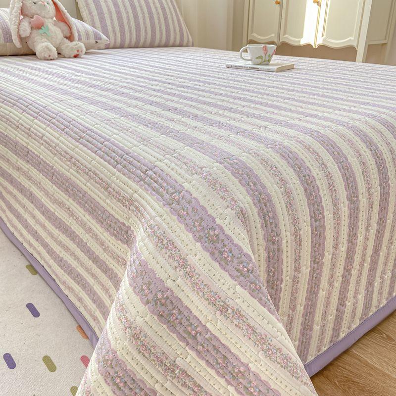 

Хлопковая простыня с нескользящим покрытием, однотонная, для спальни, покрывало на кровать, универсальная для четырех сезонов, для общежития, протектор для матраса 200*220CM