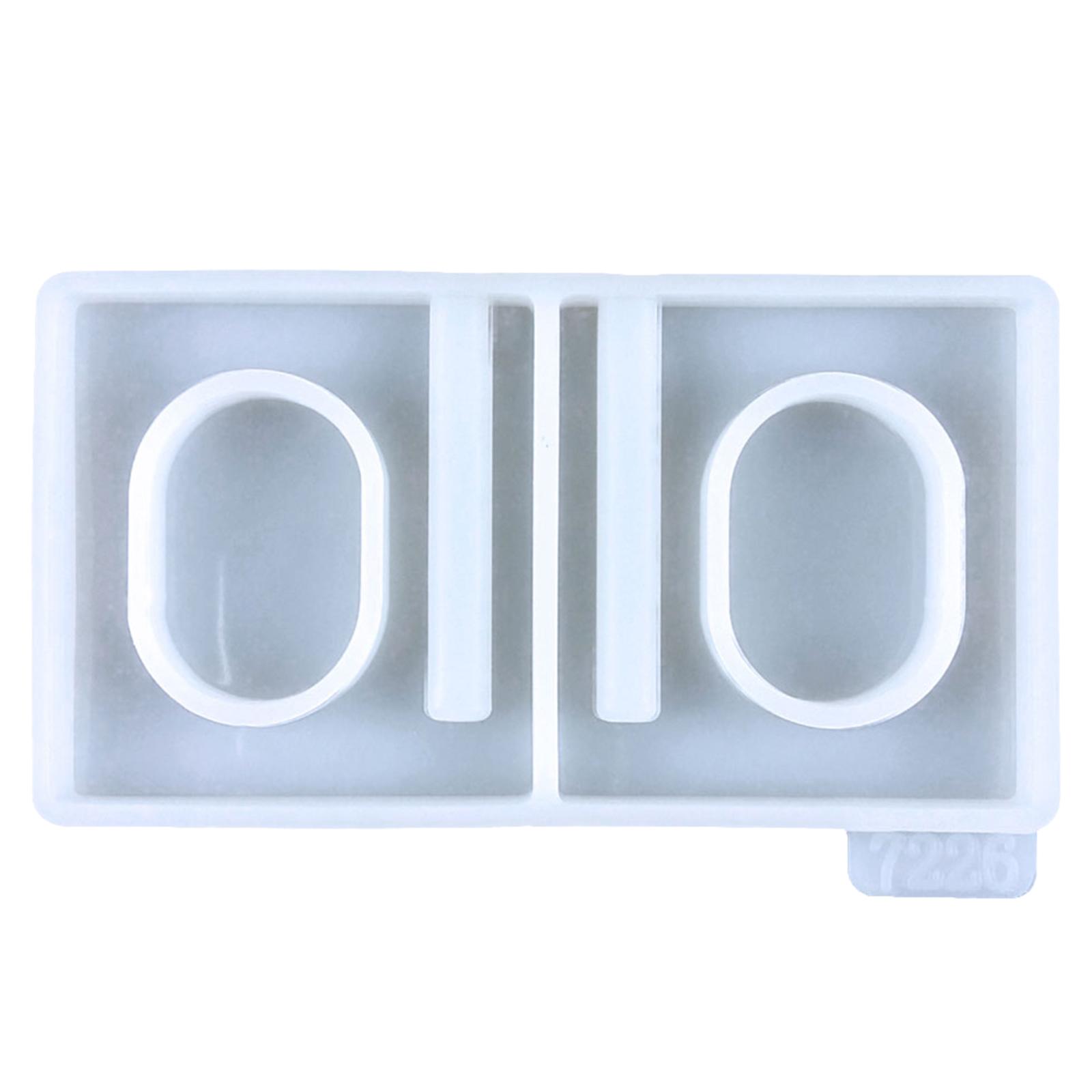 

Кольцо для салфеток из смолы и силикона, форма для держателя салфеток из эпоксидной смолы для самостоятельного изготовления домашнего украшения для вечеринки, Рождества прозрачный