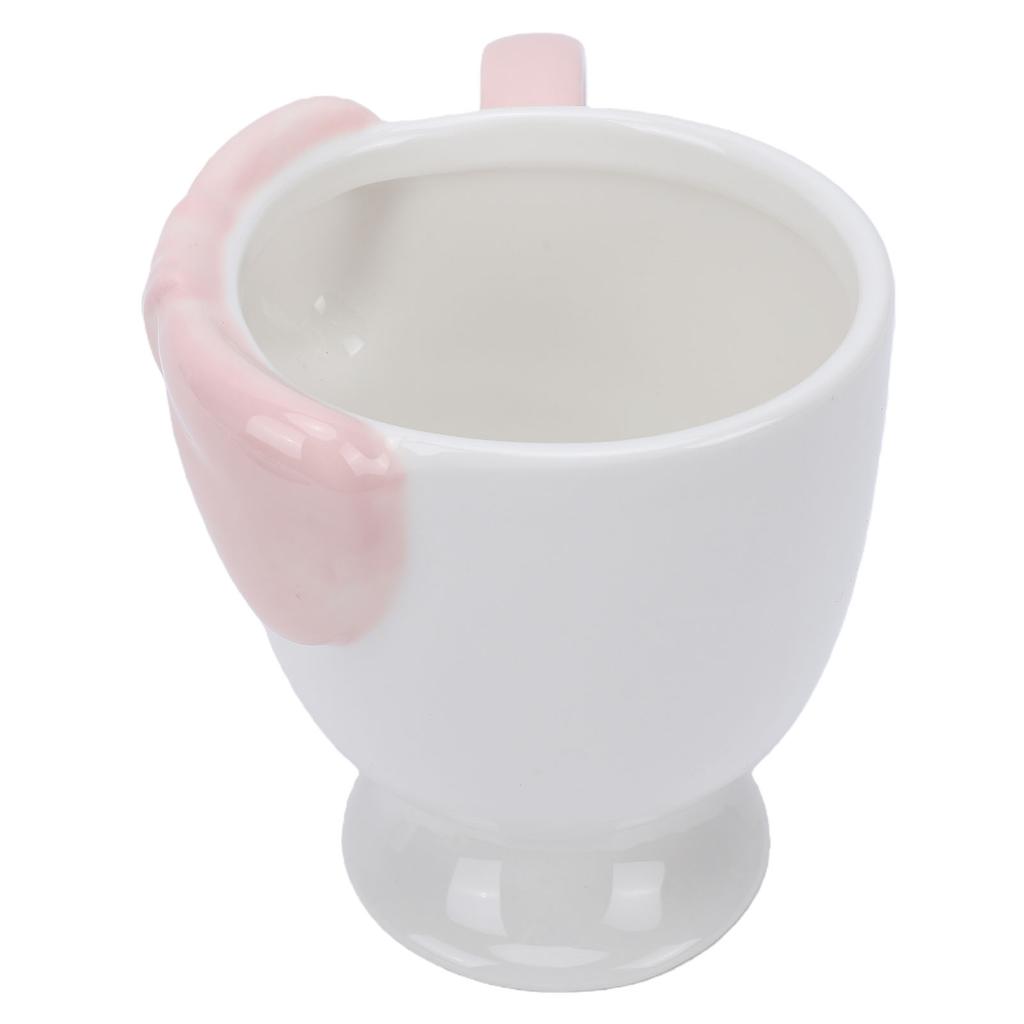 300ml Bow Coffee Mug Cute 3D Bow Tie Ceramic Coffee Mug High Temperature Resistance for Hot Cold Drinks