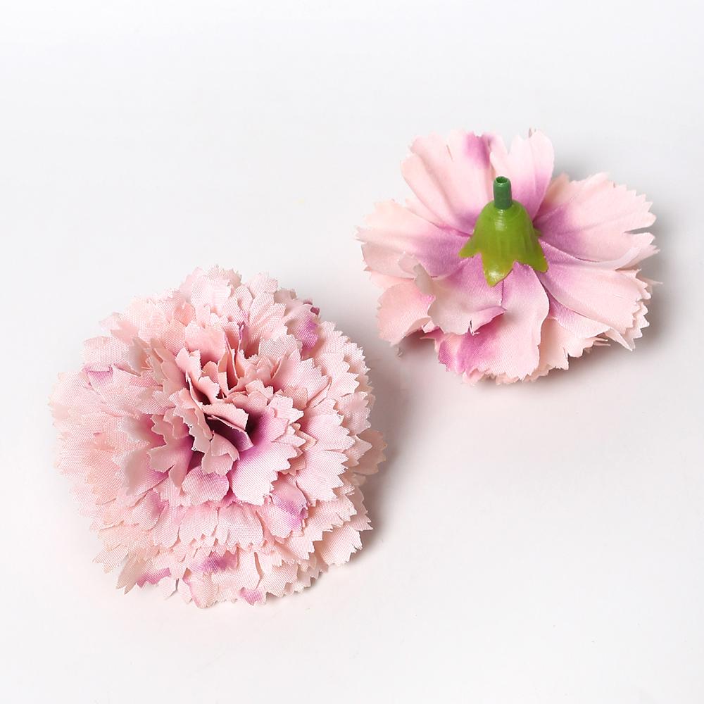 10Pcs Artificial Flowers Heads for Wedding Marriage Decoration DIY Garland Accessories Home Decor Fake Flower Crafts Wreath Gift