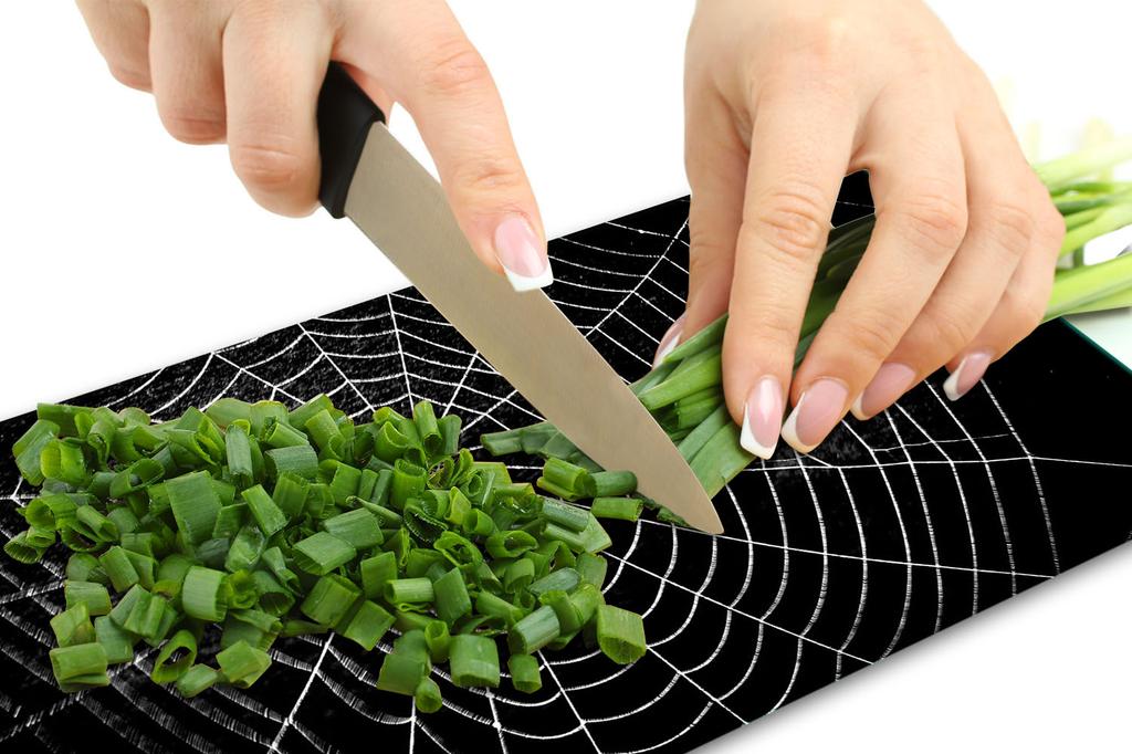 Tagliere in Vetro 52X30 Nero