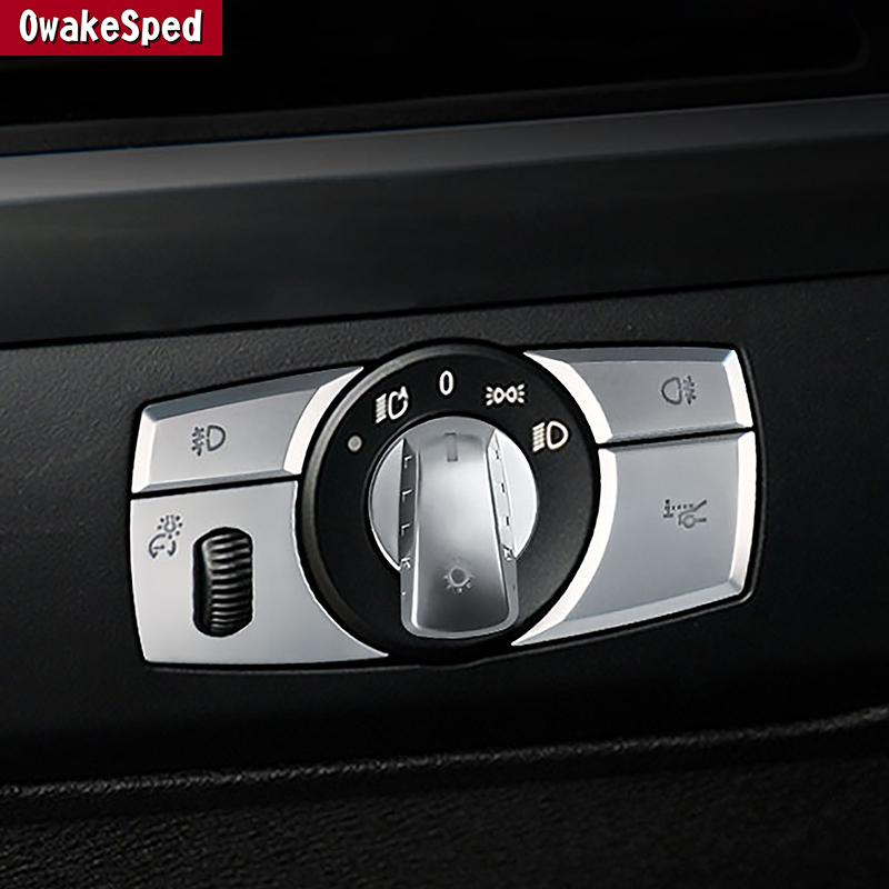 

Для BMW X5 E70 X6 E71 2009-13 консольный переключатель фар лампа крышка кнопки декоративная отделка наклейка аксессуары для салона автомобиля серебряный
