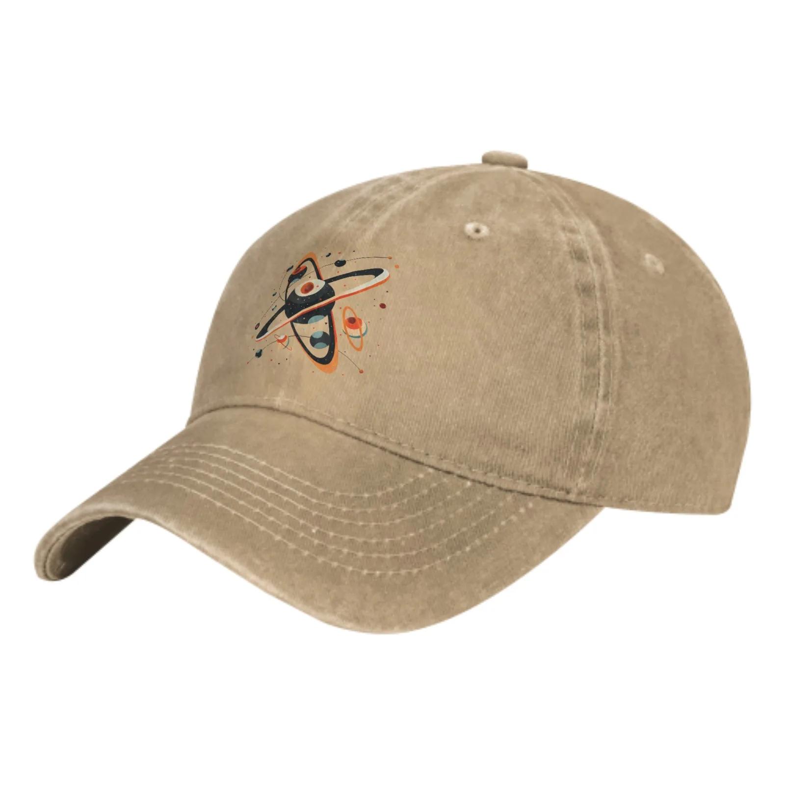 

Пересекающиеся планеты Летняя классическая мода Мужская кепка тракера Хлопковая дышащая Женская ковбойская кепка Для активного отдыха Бейсболки Adjustable хаки