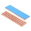 For M.2 NGFF Solid State Hard Drive Heatsink Ultra Thin Pure Copper Radiator Cooler for M2 NVME NGFF 2280 PCIE SSD 67x18