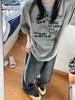 Camiseta Feminina de Manga Curta Algodão Puro Plus Size Estilo Americano Retrô - Verão 2026 Caimento Solto Oversized
