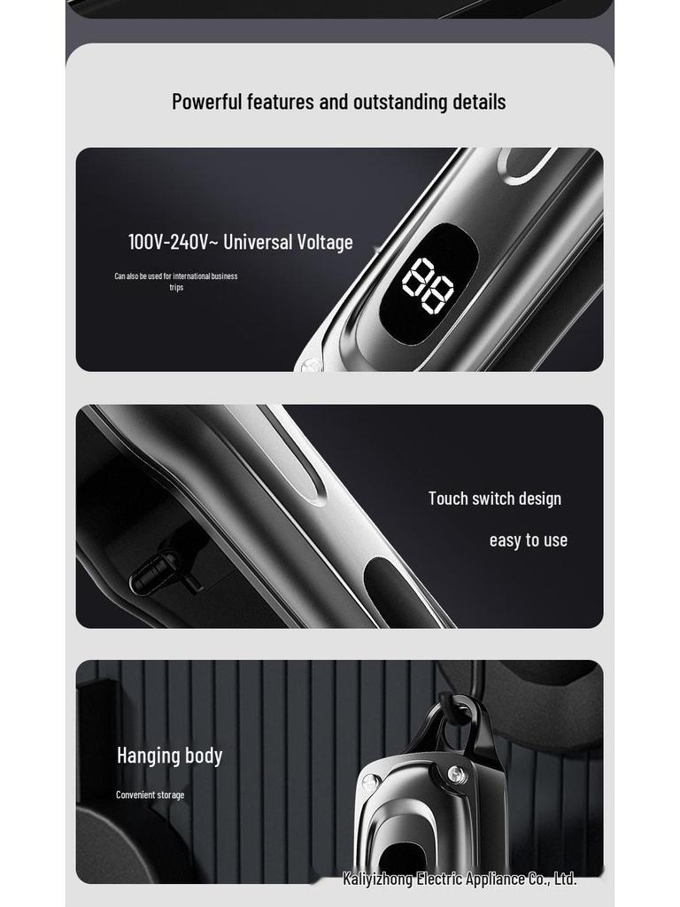 High-Power Salon Electric Hair Clipper and Shaver