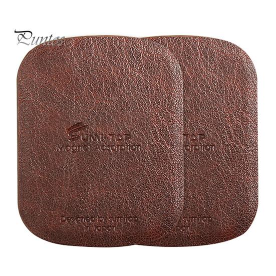 

2 шт., магнитный железный лист, универсальный сильный всасывающий мини-автомобильный держатель для телефона, магнитный железный лист, наклейка для мобильного телефона коричневый