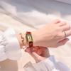 Rectangle Watch Women's Simple Light Luxury High Value Student Temperament Belt Watch Waterproof Small Dial
