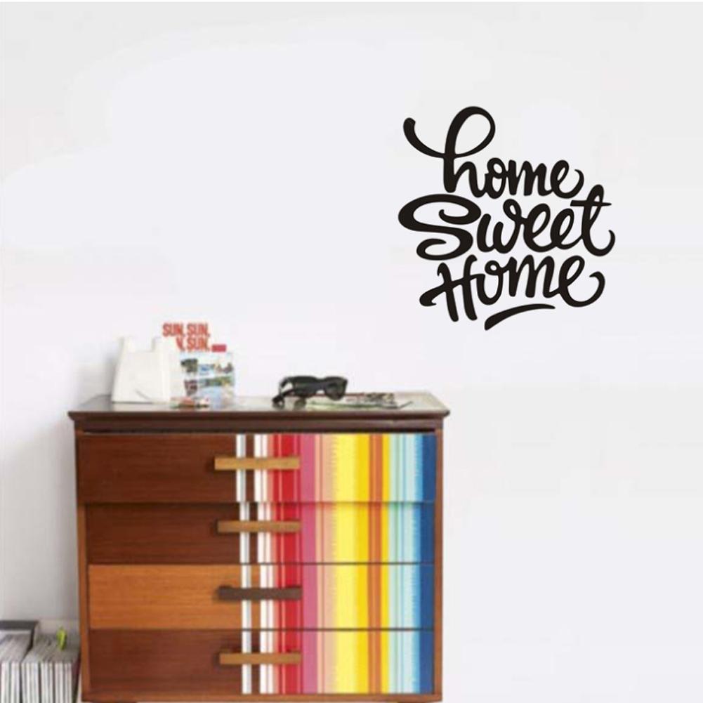 Household English Words Wall Sticker DIY Self Adhesive Wallpaper Sticker for Bedroom Decoration