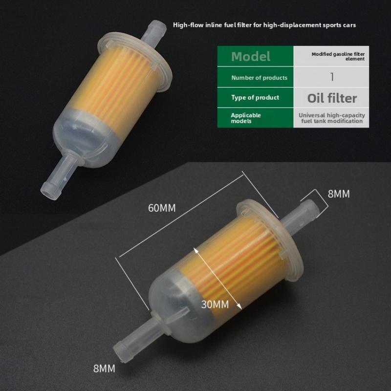 Elektroroller Ölfilter, großer modifizierter Motorradölfilter, Motorölfilterelement, 8 mm Universaltyp