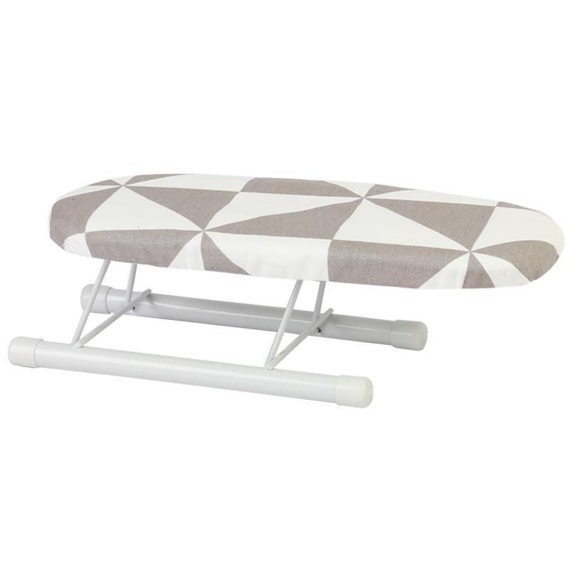 Compact Foldable Sleeve and Collar Ironing Board with Storage