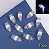 10Pcs Color Luminous Led Finger Lights Glow In The Dark Finger Flashlights Toys For Kids Birthday Rave Party Supplies