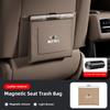 Key Chain Car Garbage Bag Waterproof Magnetic Trash Can Back Seat PU Leather Storage Box For Mini One JCW F54 F55 F56 F57F60 R55 x5
