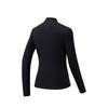 Anta Training Series Simple Comfortable Stand Collar Fashion Letter Versatile Casual Long Sleeve Knit Top Women Tops 162547403-4