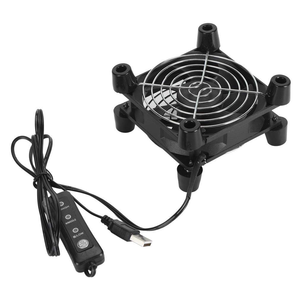 90mm PC Case Fan Professional 5V 2800RPM Efficient Low Noise 3 Levels Adjustment USB Case Fan for Computer Game Console
