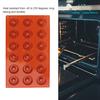 18-Cavity Doughnut Mould Non Stick Donut Baking Mold Silicone Molds for Chocolate Handmade Soap