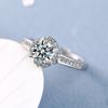 New 925 Sterling Silver Ring Heart Adjustable Simplicity Fashion Exquisite Student Girlfriend Jewelry Accessories Wedding Party
