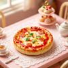 Miniature Scene Decorations 2Pcs Mini Resin Pizza Ornaments, Realistic Miniatures, Tiny Simulation Figures Food Ornaments for DIY Craft Project, Doll