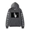 Anime Naruto Itachi Uchiha Hoodie Double Sleeve Symbol Print Character Front Print Pullover Sweatshirt Men Women Streetwear