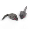 Plush Grey Plush Mouse Cat Toy Soft Long-haired Tail Mice Toys  Relieve Boredom