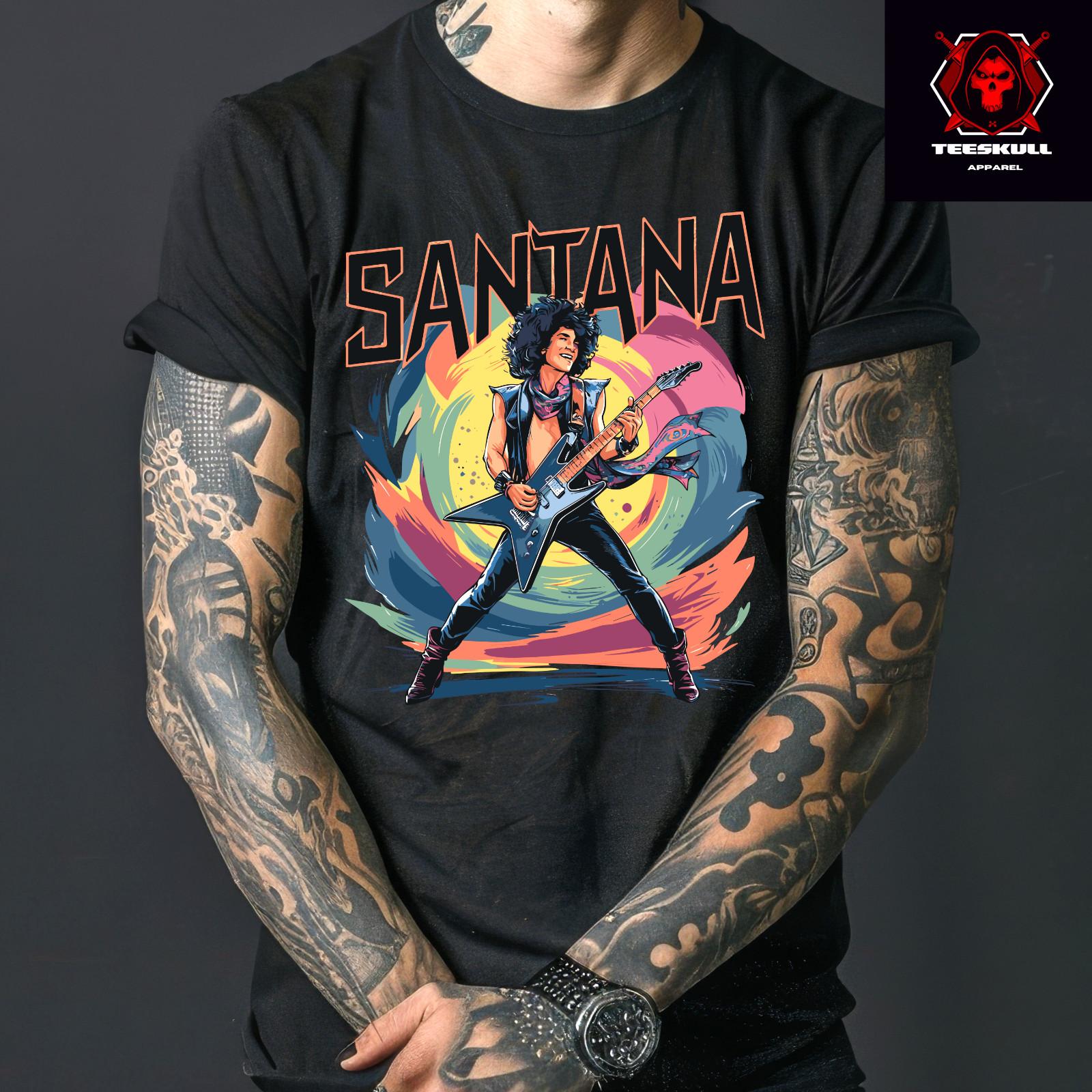 26 SANTANA Classic Rock Band Tee Heavy Cotton Unisex T-SHIRT S-3XL Unisex T-Shirt XL