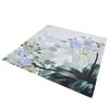 Blommiga Växter Mönster Duschdraperi Vattentätt Polyester Badrumsgardin med Krokar 180x200cm