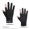 1 Paar Winter Angelhandschuhe 2 Finger frei Sport Radhandschuhe Atmungsaktiv Rutschfest Anti-Rutsch Angelbekleidung für Pesca Fitness