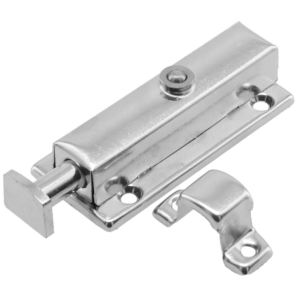 

Door Chain Button Latch Door Hardware For Bathroom Self-elastic Stainless Steel High Quality Material Brand New China Mainland