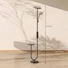 Uplighter Floor Lamp with Table and Reading Light, Dual Light Dimmable Standing Lamp with Remote & 4 Colour Temperatures