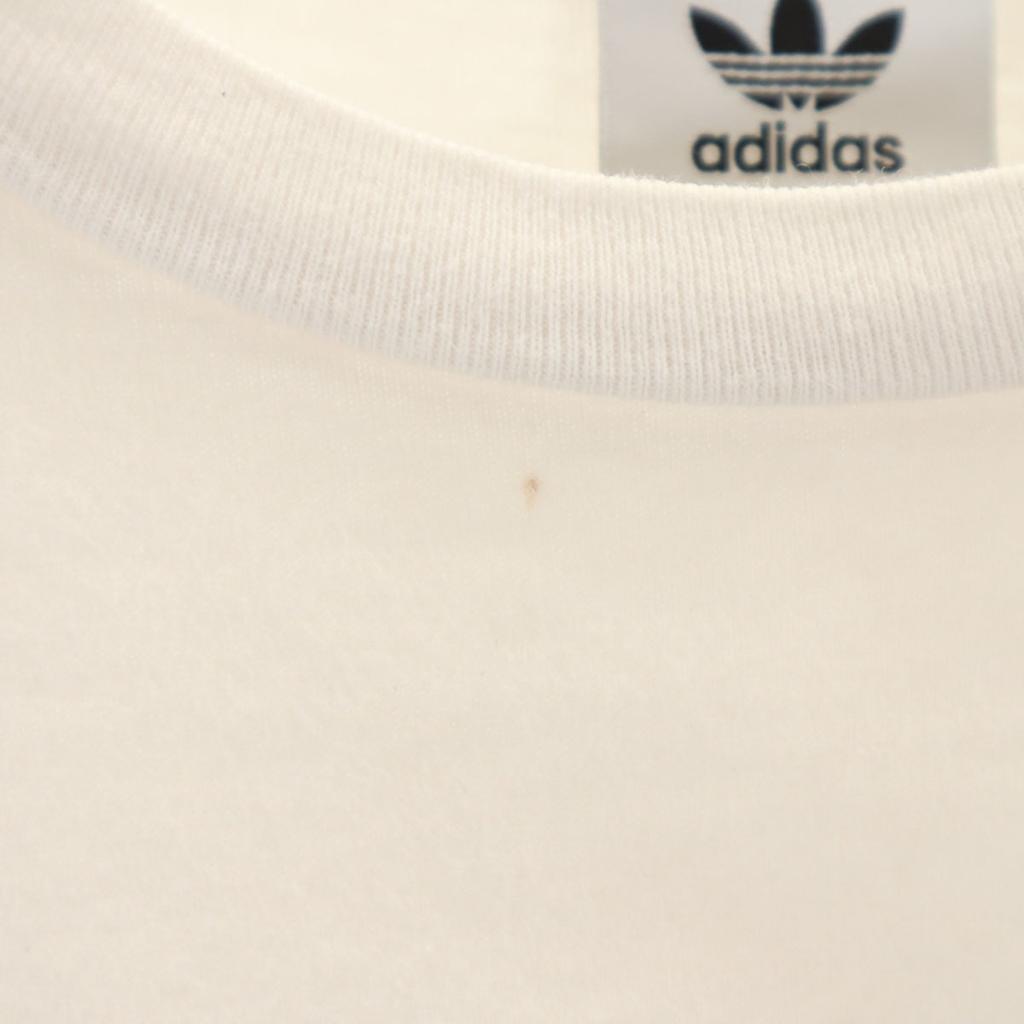 adidas Originals Trefoil logo Short sleeve T-shirt L off white Women Used
