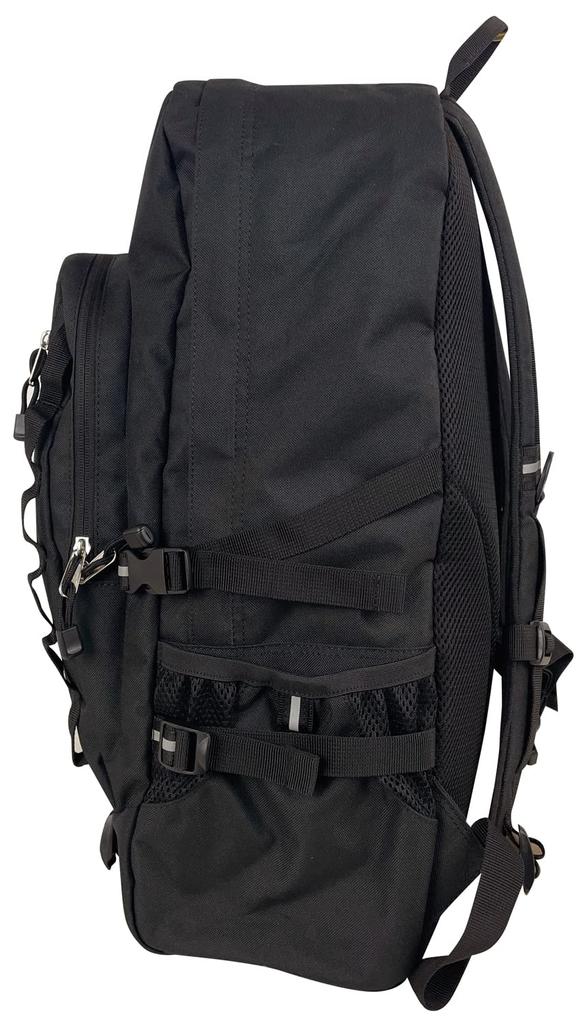 Large Daypack Rucksack Backpack Large Capacity Logos Black One Size [Logo Spark]