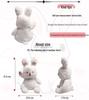 Hug Baby Genuine Plush Waving Rabbit Toy - Creative Jointed Healing Doll Gift
