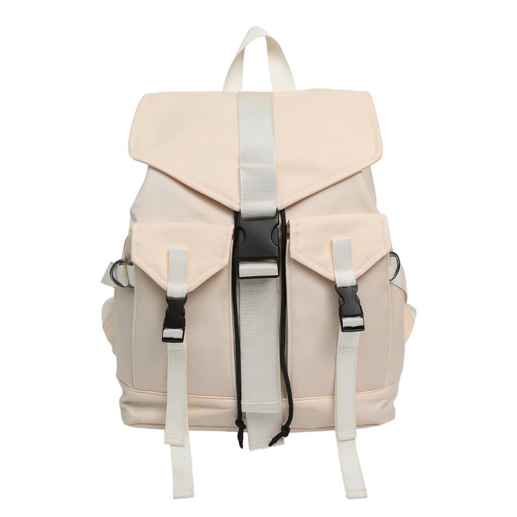Schoolbag New Simple Backpack Casual Large Capacity Backpack Men's and Women's Versatile School Bag Outdoor Light Travel Bag