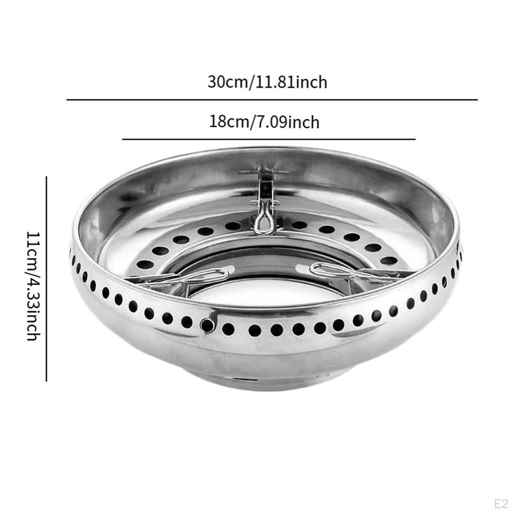 Energy Saving Gas Windshield Wok Ring Heavy Duty Portable Gather for Cooktop Range Cooking