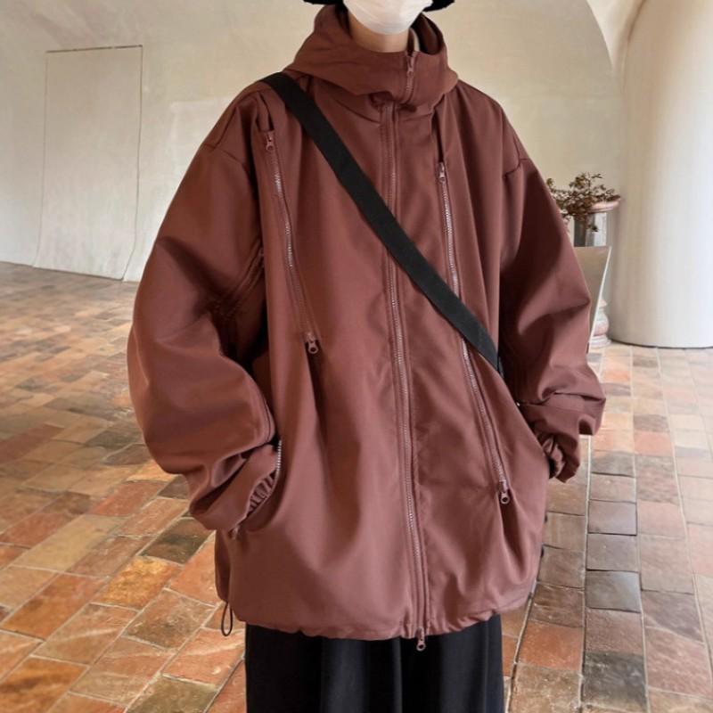 Unisex Hooded Jacket - Waterproof Windproof Casual Outdoor Coat Men Women