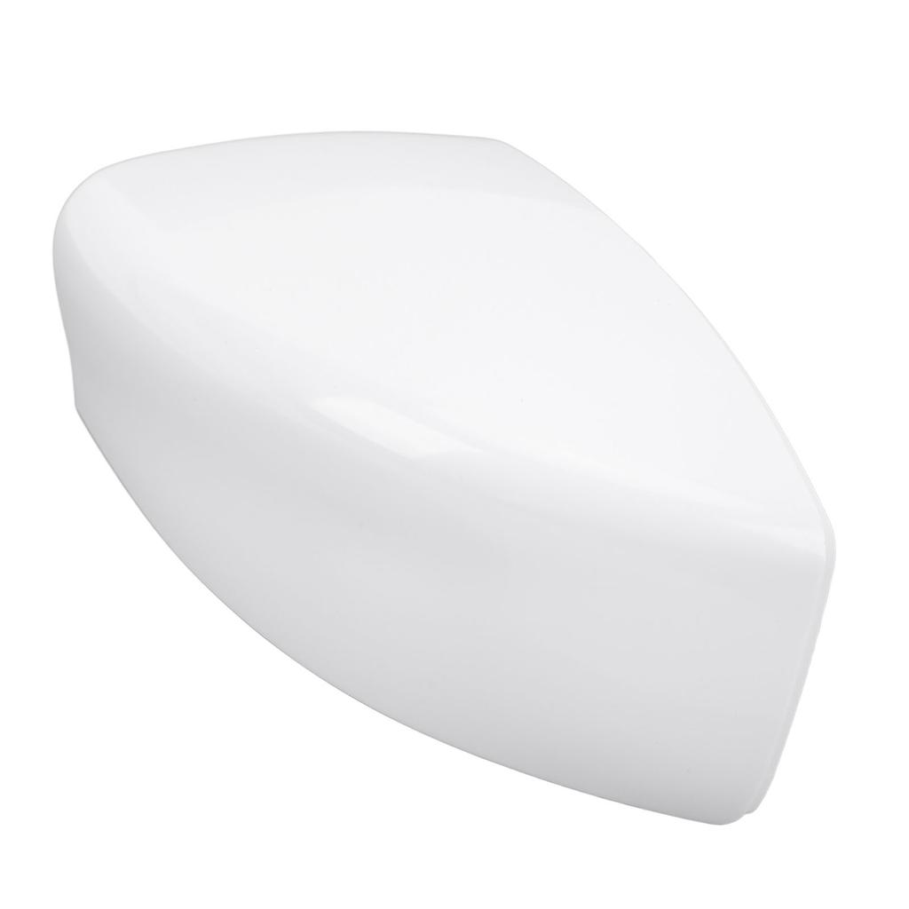 Side Mirror Cover Exterior Rearview Mirror Cover Cap Unpainted White Wing Mirror Housing for Sentra 2012 To 2019 Left