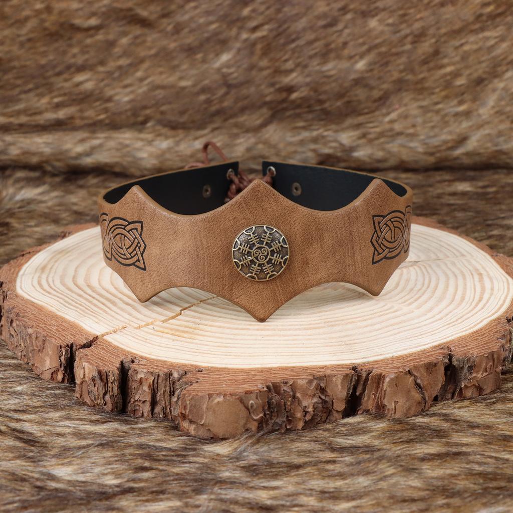 Retro two-piece Medieval Headband Wave Headband Viking Pirate Eye Mask Halloween Role-playing Accessories Pops