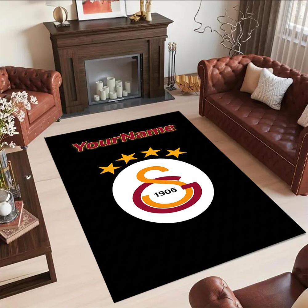 Galatasaray 414 Customizable Name Floor Mat Suitable for Dormitory Decorate Room Balcony Entryway Antislip Carpet Decorate Offices