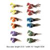 12pcs/box Artificial Birds Fake Foam Animal Simulation Feather Birds Models DIY Wedding Home Garden Ornament Decoration