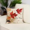 Red Maple Pattern Pillowcase Living Room Sofa Cushion Cover Bedroom Bedside Car Cushion Cover Home Decoration