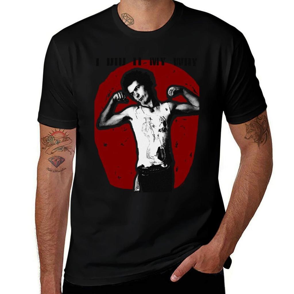 Sid Vicious I Did It My Way T-Shirt Christmas Casual Tee Shirt
