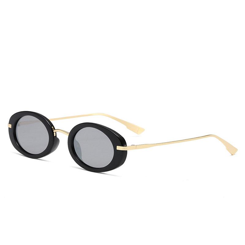 New Retro Oval Sunglasses Women Men Fashion Brand Desginer Sun Glasses