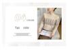 Autumn/Winter Women's Cashmere Knit Color Block Half High Neck Base Layer - Fashionable, Versatile, and Comfortable.