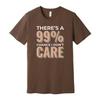 T-shirt Unisexe Humoristique Il Y A 99 Pour Cent de Chances Que Je M'en Fiche T-shirt Graphique App