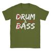 Unisexs Vintage Drum Amp Bass Rum Amp Ass Funny T Shirts  Pure Cotton Tops Cool Short Sleeve O Neck Tee Shirt Printed TShirts
