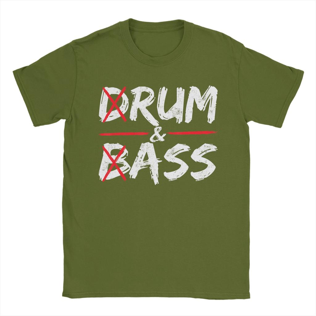 Unisexs Vintage Drum Amp Bass Rum Amp Ass Funny T Shirts Pure Cotton Tops Cool Short Sleeve O Neck Tee Shirt Printed TShirts