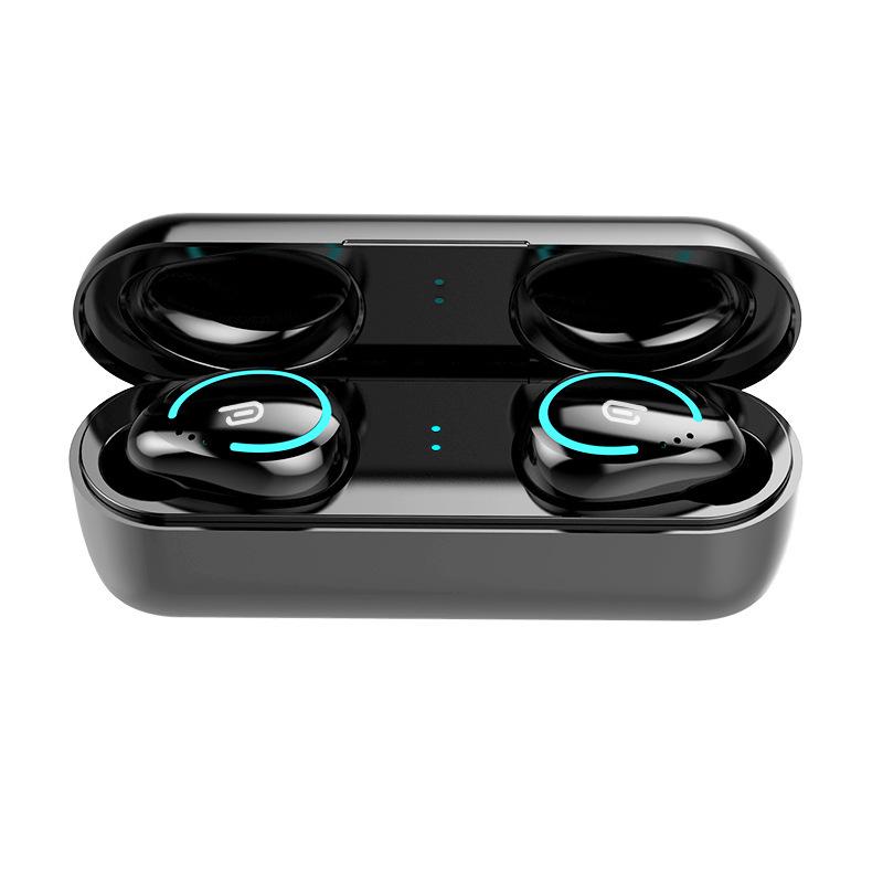 Waterproof Bluetooth 5.0 Sports Earphones: Dual Ear Stereo Mini Wireless with In-ear Charging